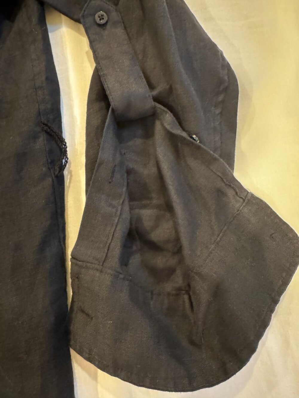 NWOT Ralph Lauren 100% Linen Shirt XS - Picture 6 of 11